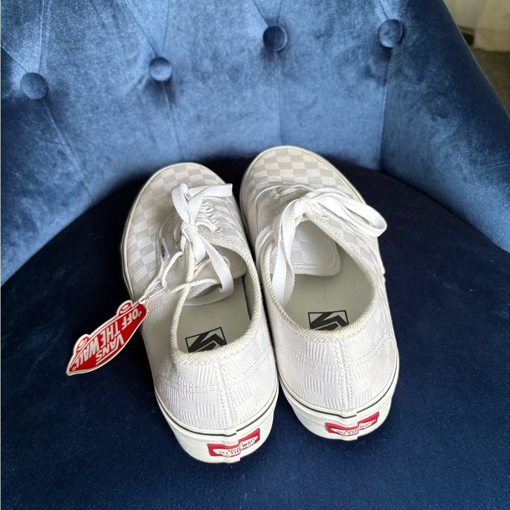Vans Women’s Checker Patterned Sneakers - Picture 2 of 3